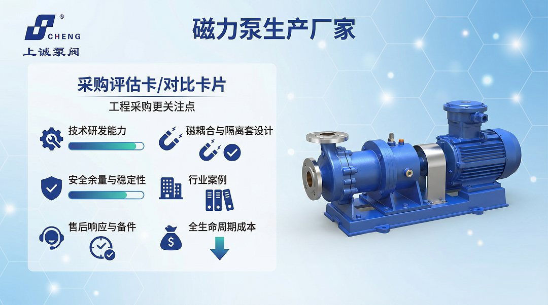 磁力泵生产厂家哪家好?选购注意事项与参数参数对比指南