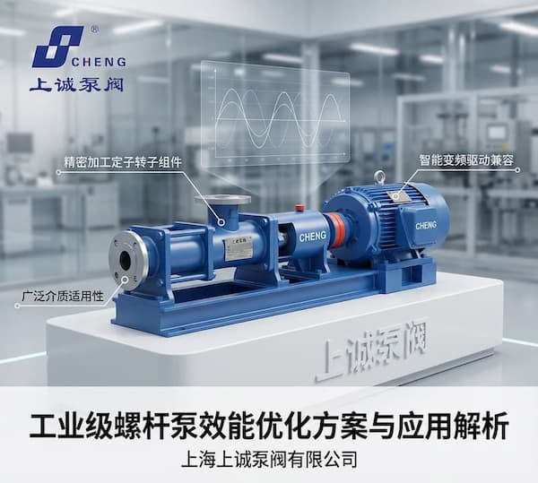 工业级螺杆泵效能优化方案与应用解析：实现流体输送的降本增效 | 上海上诚泵阀