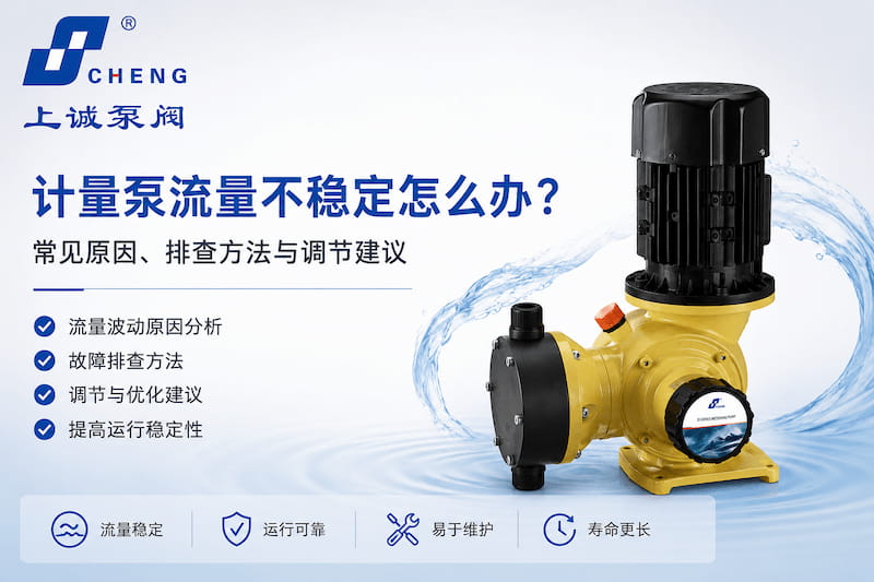 计量泵流量不稳定怎么办？常见原因、排查方法与调节建议