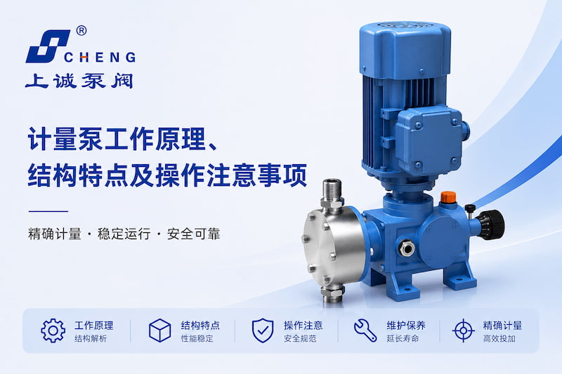 计量泵工作原理详解：结构组成、运行特点及使用注意事项