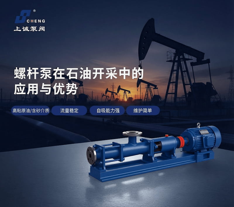 螺杆泵在石油开采中的应用与优势 | 上海上诚泵阀