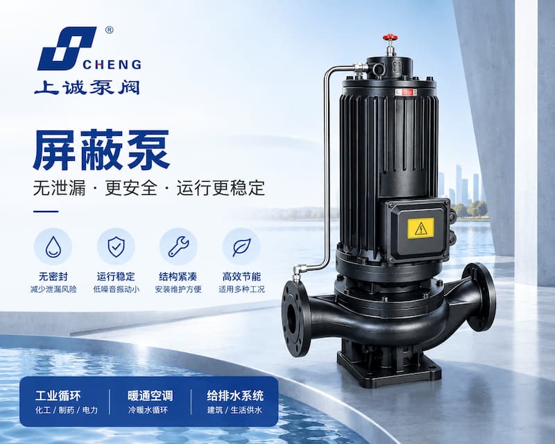 屏蔽泵是什么？工作原理、结构特点、应用与选型指南